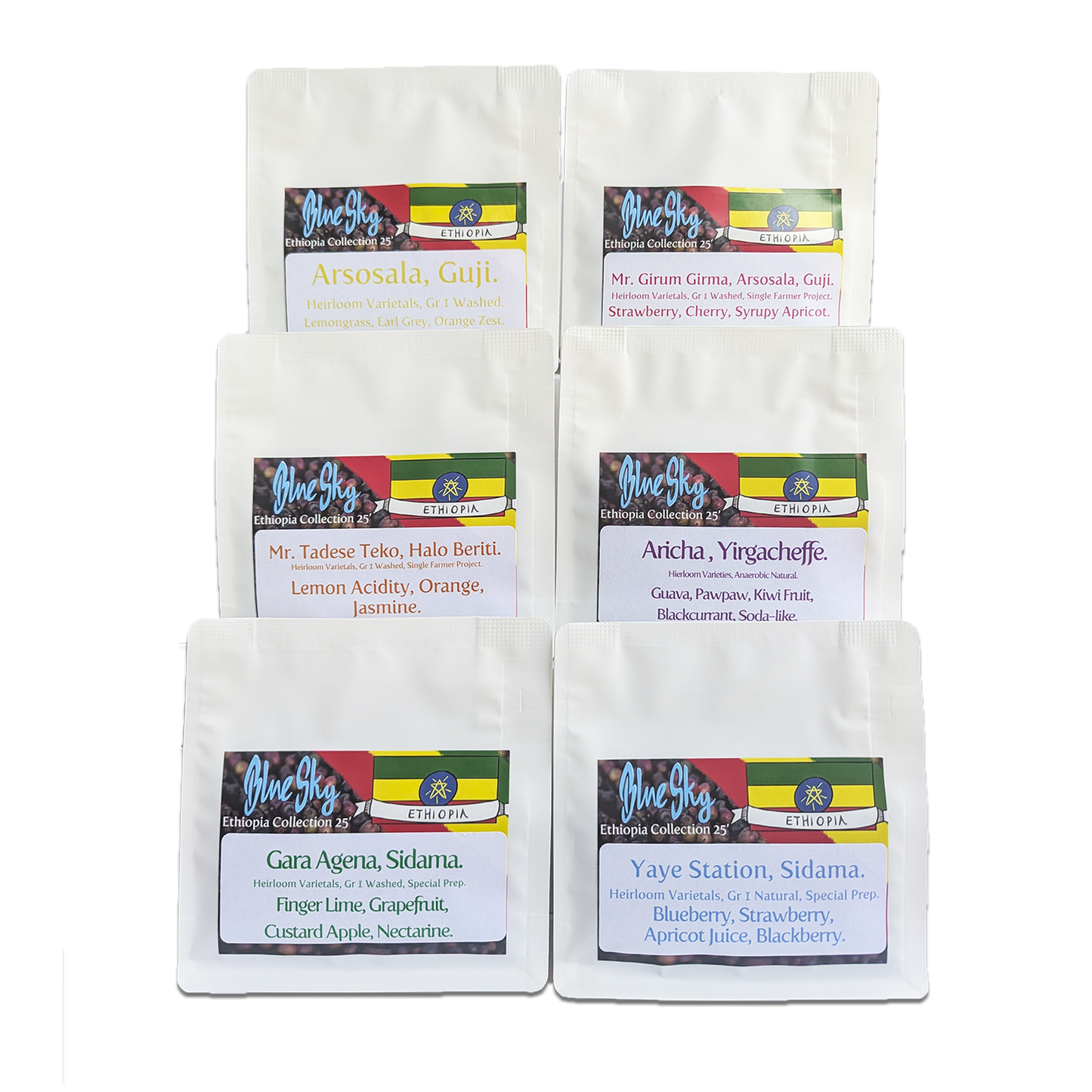 The Ethiopia Collection - 6 Coffee Boxset