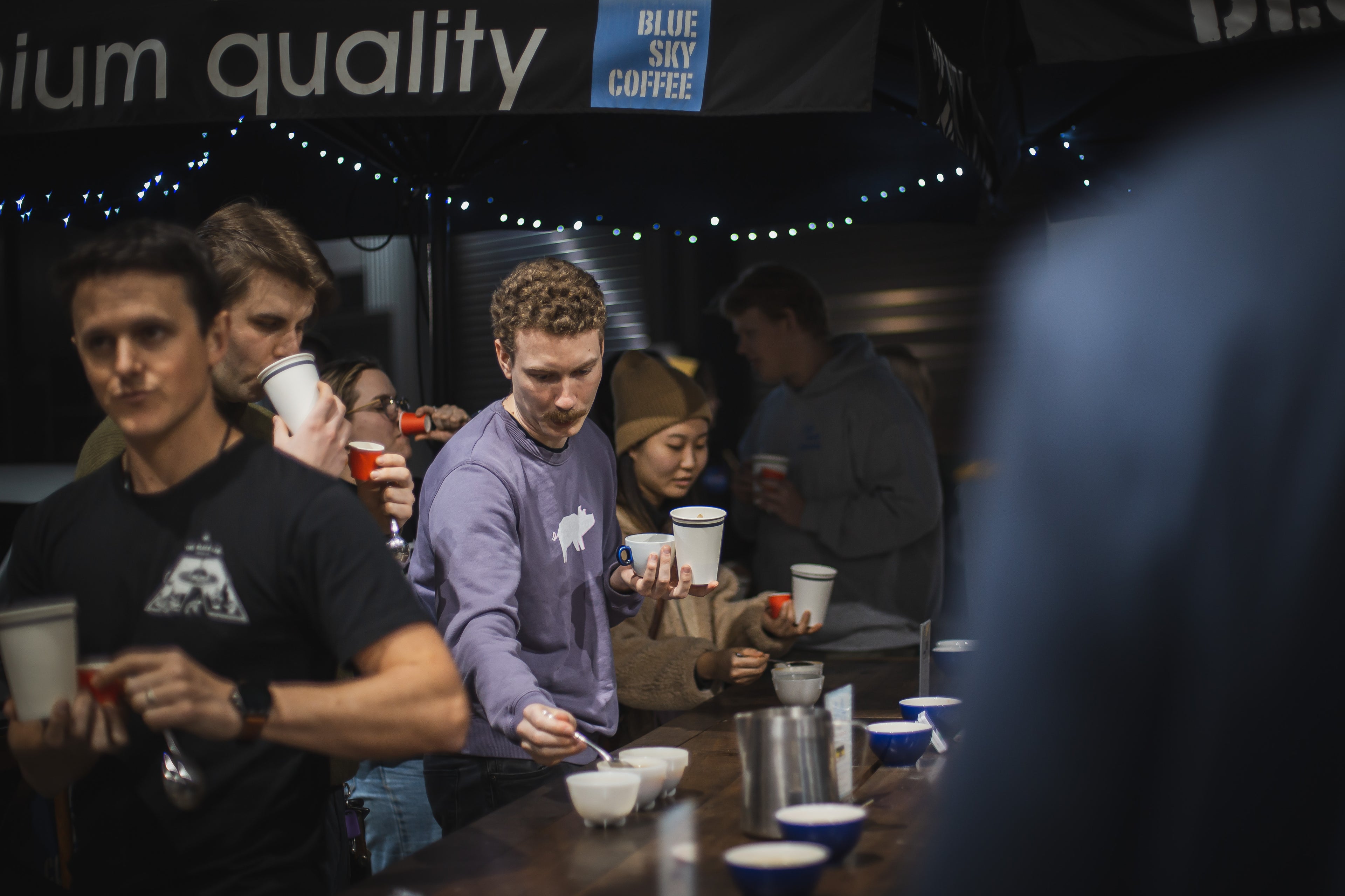 Blue Sky Coffee Roasters, Tasting Single Origin Coffee